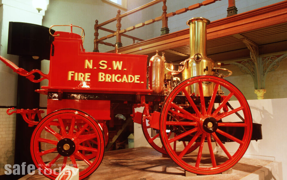 사진 5 – 1895년산 메리웨더 증기펌프차(출처 : 파워하우스컬렉션)