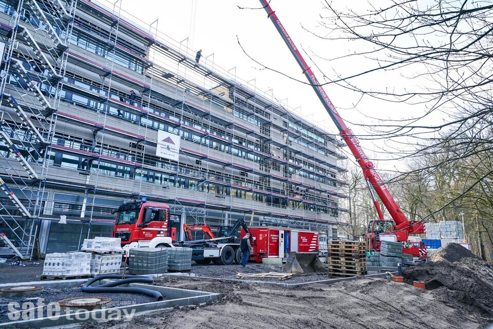 그림 8. 마무리 공사 중인 제4소방구급센터(출처 : 보쿰시)