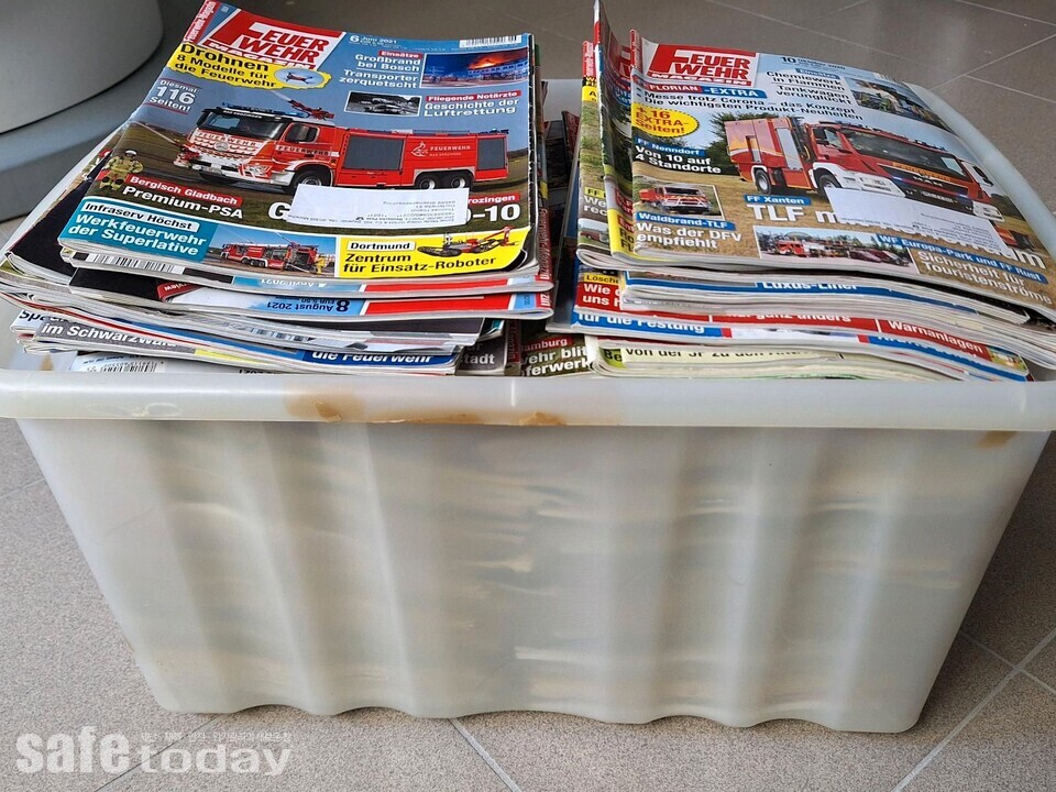그림 1. 독일의 한 소방관이 정기구독하고 집에 보관해 둔 소방잡지