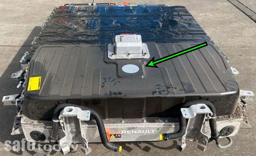 그림 3, 배터리 케이스 개구부 밀봉 디스크